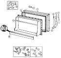 FREEZER DOOR Diagram and Parts List for RB151PLFA DG14C Magic Chef Refrigerator