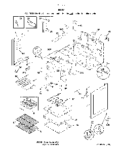 Body Diagram and Parts List for 79092622810  Kenmore Range