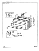 Part Location Diagram of 69470-2 Whirlpool NLALINER, FRZ. DOOR
