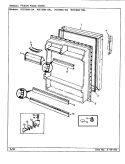 FRESH FOOD DOOR Diagram and Parts List for RB15MA-0AL CG09A Amana Refrigerator