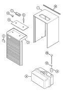 CABINET Diagram and Parts List for DH40K  Maytag Dehumidifier