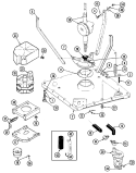 BASE Diagram and Parts List for LAT7304GGE  International Washer