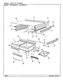 CHEST OF DRAWERS Diagram and Parts List for NNTI239KAC CC92A Admiral Refrigerator