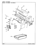 ICE MAKER Diagram and Parts List for NNTI239KAC CC92A Admiral Refrigerator
