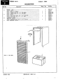 CABINET Diagram and Parts List for DH18A2G 2F68B Maytag Dehumidifier