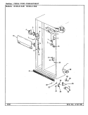 FRESH FOOD COMPARTMENT Diagram and Parts List for RC24LA-3AW BS82C Amana Refrigerator