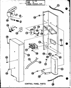 Part Location Diagram of C6117302 Whirlpool Switch