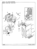 ICE & WATER DISPENSER Diagram and Parts List for RC22LN-3AW CS33A Admiral Refrigerator