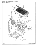 UNIT COMPARTMENT & SYSTEM Diagram and Parts List for RB23KA-4AL CG99A Admiral Refrigerator