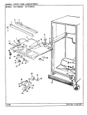FRESH FOOD COMPARTMENT Diagram and Parts List for NNT199KA CC69A Admiral Refrigerator