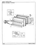 FREEZER DOOR Diagram and Parts List for NNT199KA CC69A Admiral Refrigerator