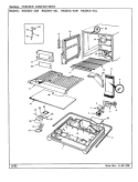 FREEZER COMPARTMENT Diagram and Parts List for RB23KN-4AW BG97B Admiral Refrigerator