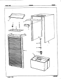 CABINET Diagram and Parts List for DH23A4GA 5F43A Maytag Dehumidifier