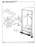 FRESH FOOD COMPARTMENT Diagram and Parts List for RB15LA-0A BG06E Amana Refrigerator