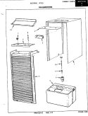 CABINET Diagram and Parts List for DH37A6GA 4F51B Maytag Dehumidifier