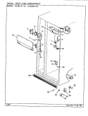 FRESH FOOD COMPARTMENT Diagram and Parts List for RCE20LN-2A CS02A Maytag Refrigerator