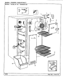 FREEZER COMPARTMENT Diagram and Parts List for RCE20LN-2A CS02A Maytag Refrigerator