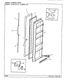 Part Location Diagram of 66929-32 Whirlpool Freezer Door Gasket