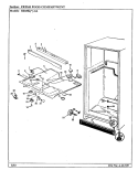 FRESH FOOD COMPARTMENT Diagram and Parts List for RB19KA-2A CG58A Admiral Refrigerator