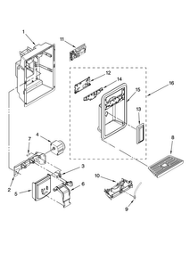 Part Location Diagram of W10192689 Whirlpool Drip Tray - Apollo Grey