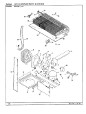UNIT COMPARTMENT & SYSTEM Diagram and Parts List for RB15KY-1A BG01E Magic Chef Refrigerator