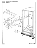FRESH FOOD COMPARTMENT Diagram and Parts List for RB15KY-1A BG01E Magic Chef Refrigerator