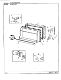 FREEZER DOOR Diagram and Parts List for RB15KA-1A BL02B Admiral Refrigerator