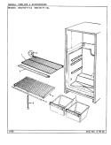 SHELVES & ACCESSORIES Diagram and Parts List for RB17KA-1AL BG22C Admiral Refrigerator