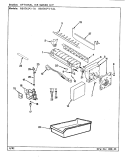 OPTIONAL ICE MAKER KIT Diagram and Parts List for RB17KA-1AL BG22C Admiral Refrigerator
