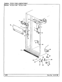 FRESH FOOD COMPARTMENT Diagram and Parts List for RC22LN-3AW CS31A Admiral Refrigerator