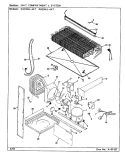 UNIT COMPARTMENT & SYSTEM Diagram and Parts List for RB23KN-4AT CL94A Magic Chef Refrigerator