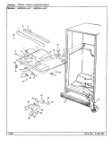FRESH FOOD COMPARTMENT Diagram and Parts List for RB23KA-4AT CL95A Magic Chef Refrigerator