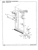 UNIT COMPARTMENT & SYSTEM Diagram and Parts List for RC20LA-3AW BS10B Admiral Refrigerator