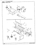 ICE & WATER DISPENSER Diagram and Parts List for RC20LA-3AW BS10B Admiral Refrigerator