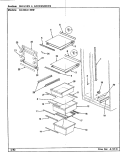 SHELVES & ACCESSORIES Diagram and Parts List for RC22KN-3BW CS35A Admiral Refrigerator