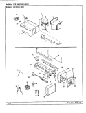 ICE MAKER & BIN Diagram and Parts List for RC22KN-3BW CS35A Admiral Refrigerator