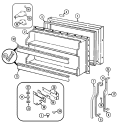 Part Location Diagram of 70050-11 Whirlpool HANDLE, FRZ. DOOR (ALM)