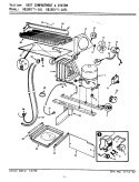 UNIT COMPARTMENT & SYSTEM Diagram and Parts List for RB15KA-1AFL AG04B Admiral Refrigerator