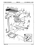 UNIT COMPARTMENT & SYSTEM Diagram and Parts List for RB19HN-1AR 9B64A Magic Chef Refrigerator