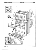 DOORS Diagram and Parts List for RB19HN-1AR 9B64A Magic Chef Refrigerator