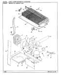 UNIT COMPARTMENT & SYSTEM Diagram and Parts List for RB15LN-0A BG06C Magic Chef Refrigerator