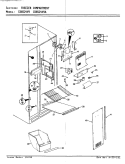 FREEZER COMPARTMENT Diagram and Parts List for CDNS24V9A BR86C Admiral Refrigerator