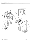 ICE & WATER DISPENSER Diagram and Parts List for CDNS24V9A BR86C Admiral Refrigerator