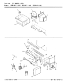 ICE MAKER & BIN Diagram and Parts List for RB18KA-4AL AG44B Admiral Refrigerator