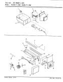 ICE MAKER & BIN Diagram and Parts List for RC22LN-3AW BS32A Admiral Refrigerator