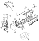 OPTIONAL ICE MAKER KIT (ICE) Diagram and Parts List for CT21Y7W  Crosley Refrigerator