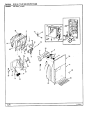 ICE & WATER DISPENSER Diagram and Parts List for RC22LA-3AW BS32D Admiral Refrigerator