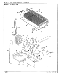 UNIT COMPARTMENT & SYSTEM Diagram and Parts List for RB18KA-4AW BG42C Admiral Refrigerator