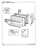 FREEZER DOOR Diagram and Parts List for CNT23X8A CL92A Admiral Refrigerator