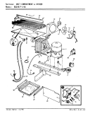 UNIT COMPARTMENT & SYSTEM Diagram and Parts List for RB19KN-4A AG65D Magic Chef Refrigerator